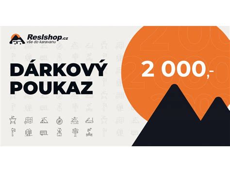 Dárkový Poukaz 2 000 Kč Reslshopcz