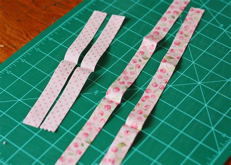 Amy J Delightful Blog Fabric Washi Tape Strips Tutorial