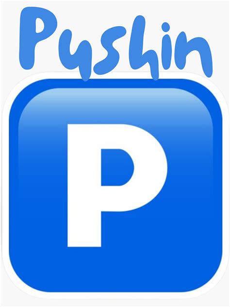 Pushin P Sticker By Trendyspendies Redbubble