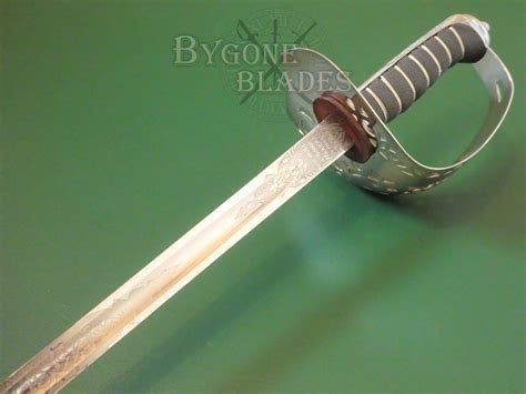 British 1895 Pattern Infantry Officers Sword Robert Mole Bygone Blades