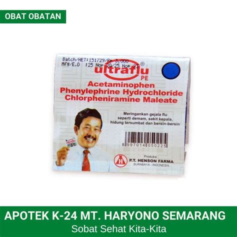 Jual Ultraflu Tablet Obat Demam Flu Pilek Dewasa Ultra Flu Di