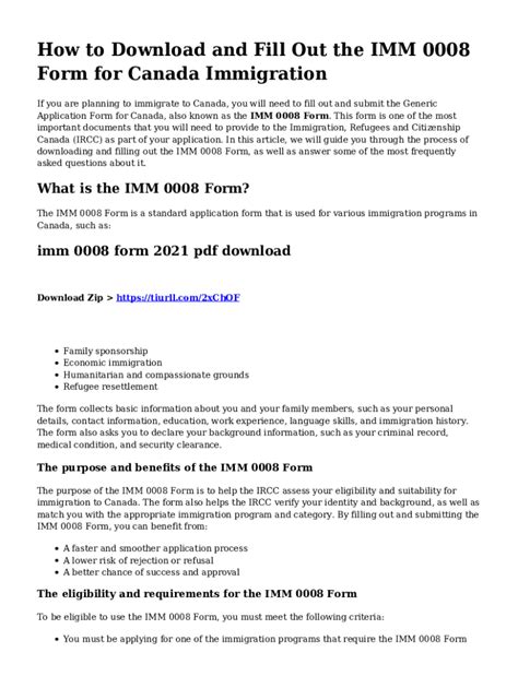 Fillable Online Imm Formfill Out Printable Pdf Forms Online Fax