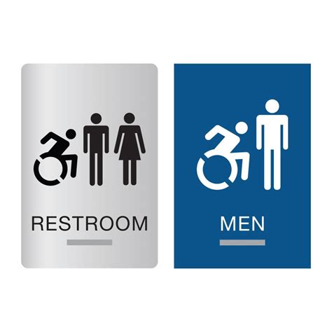 New York Ada Bathroom Signs New York Ada Compliant Restroom Signs