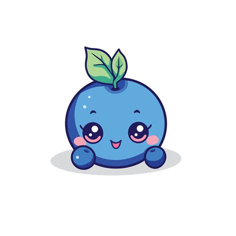 Vector Illustration Of Cute Kawaii Fruit Vector Icon Cartoon Character