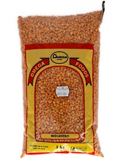 Omega Lentils Red 1kg Adelaide S Finest Supermarkets