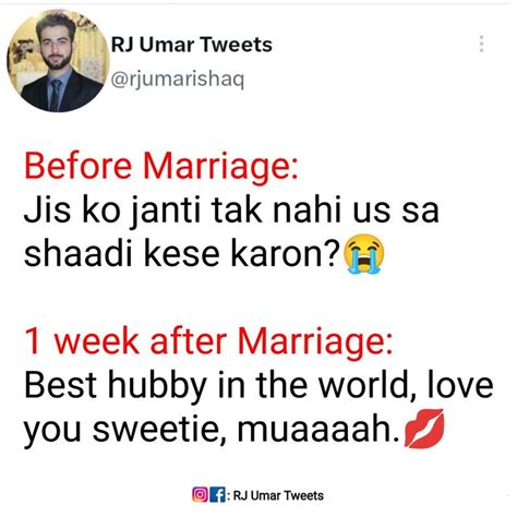 Pin By RJ Umar Tweets On Memes In 2023 Before Marriage After