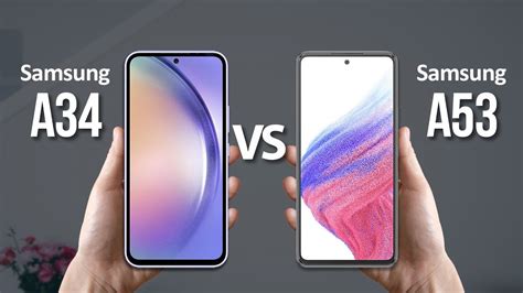 Samsung Galaxy A34 Vs A53 Youtube