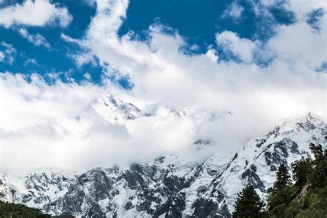 Glacier Fairy Meadows Nanga Parbat Mountains View Stock Image Image