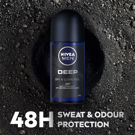 Ml Deep Black Carbon Anti Perspirant Roll On Nivea Men