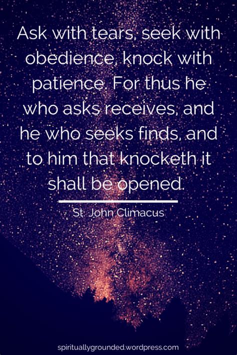 Ask Seek Knock Spiritually Grounded