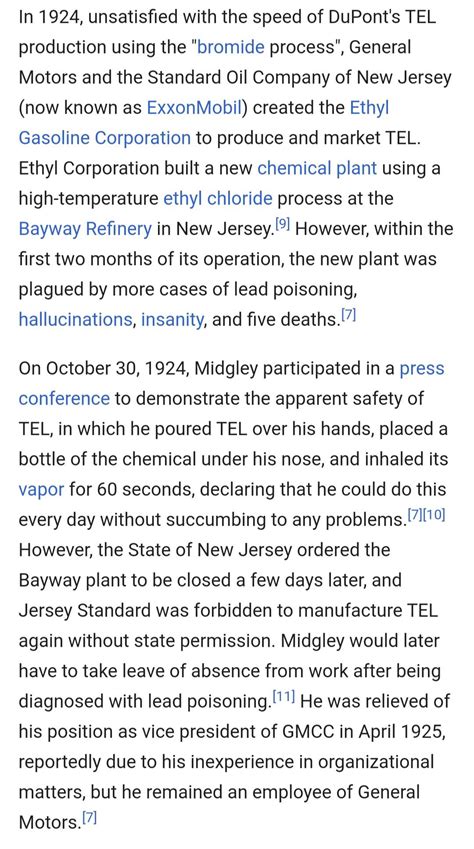 Thomas Midgley Jr. Proving that lead gasoline is safe. : r/alltheleft