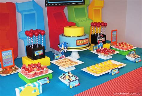 Arcade Games Birthday Party Ideas | Photo 15 of 35 | Arcade birthday parties, Birthday party ...