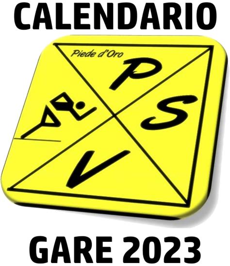 Sempre Di Corsa Piede DOro Ufficializzato Il Calendario 2023