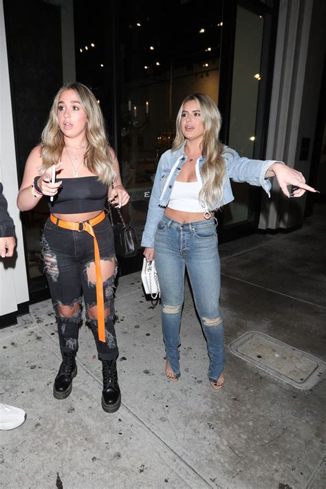 BRIELLE and ARIANA BIERMANN at Catch LA in West Hollywood 07/17/2019 ...