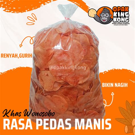 Jual Opak Singkong Opak Rasa Pedas Manis Opak Mentah Opak