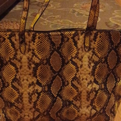 Victorias Secret Bags Victorias Secret Python Tote Poshmark