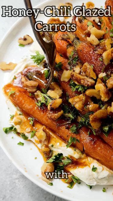 Caitlin Greene On Instagram Honey Chili Glazed Carrots With Scallion Cream Ummmwow Please