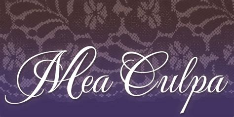 Mea Culpa Font | Webfont & Desktop | MyFonts
