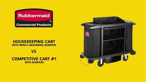 Rubbermaid Commercial Products Housekeeping Cart Bumpers Youtube