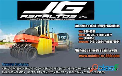 Asfalto Pen En Lima Clasf Servicios