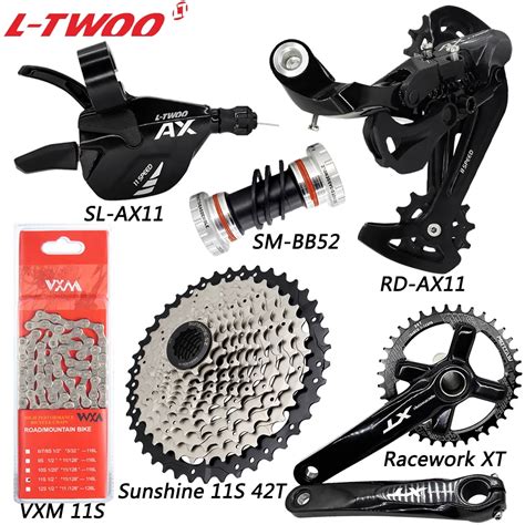 LTWOO AX11 1x11 Speed Groupset MTB Bike Derailleurs Shifter VXM Chain