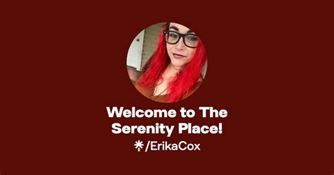 Welcome To The Serenity Place Instagram Tiktok Linktree