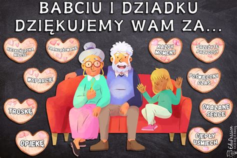 Dzie Babci I Dziadka Dekoracja Xxl Edupassion