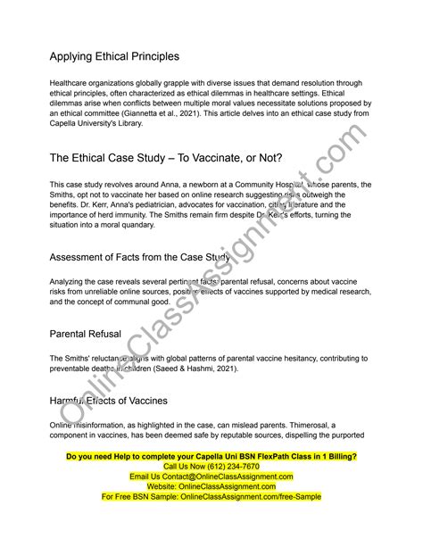 Solution Nhs Fpx Assessment Applying Ethical Principles Studypool