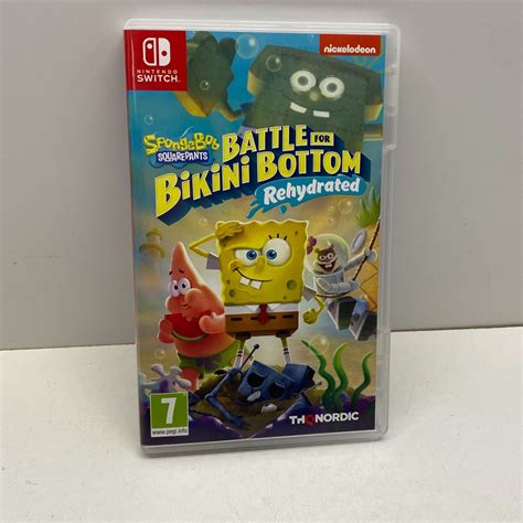 Pre Owned Spongebob Squarepants Battle For Bikini Bottom Rehydrated Switch Own Less