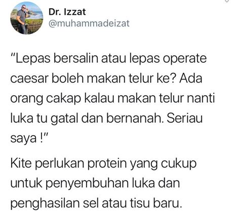 Betul Ke Lepas Operation Tak Boleh Makan Telur Kalau Tak Nanti Bentan