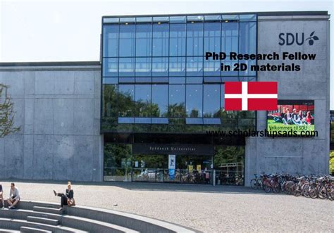 University Of Southern Denmark Fully Funded Phd Research Fellow In D