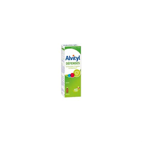 Alvityl Défenses Sirop Goût Tutti Frutti 240 Ml Cest Sur