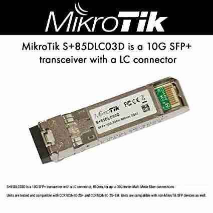 Mikrotik S 85DLC03D 10G SFP transceiver 300 meter Multi Mode ...