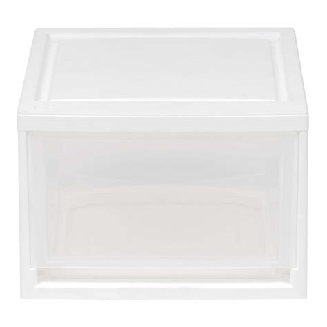 Iris Usa 14 5qt Plastic Storage Modular Stacking Drawer White Ebay