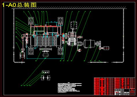 缠绕式双卷筒提升机设计【8张cad图纸说明书】autocad 2004模型图纸下载 懒石网