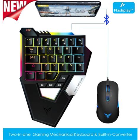 Flydigi Scorpion D1 Gaming Mechinal Keyboard And Built In Converter With Mouse Computers And Tech