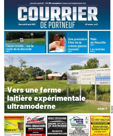 Accueil Courrier De Portneuf