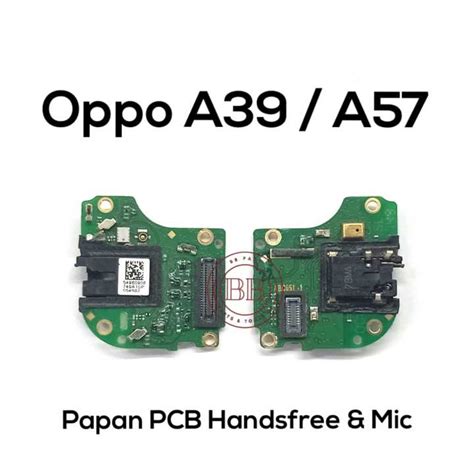 Papan Konektor Pcb Handsfree Mic Oppo A39 A57 Headset Jack Audio Lazada Indonesia