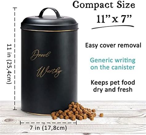 Metal Dog Food Container