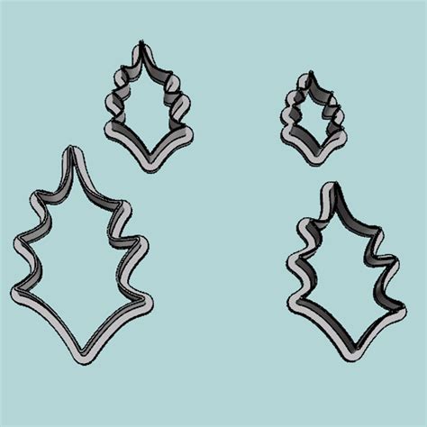 Mistletoe Leaf Template