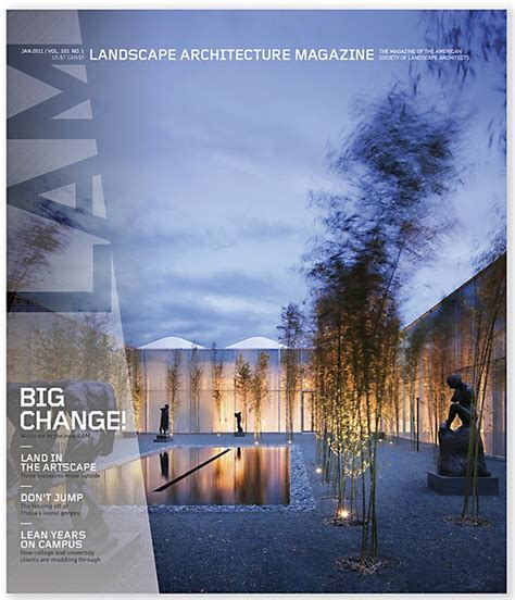 Landscape Architecture Magazine redesign | Communication Arts