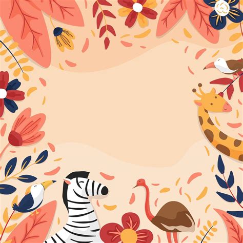 Nature Flora And Fauna Background 3102644 Vector Art At Vecteezy