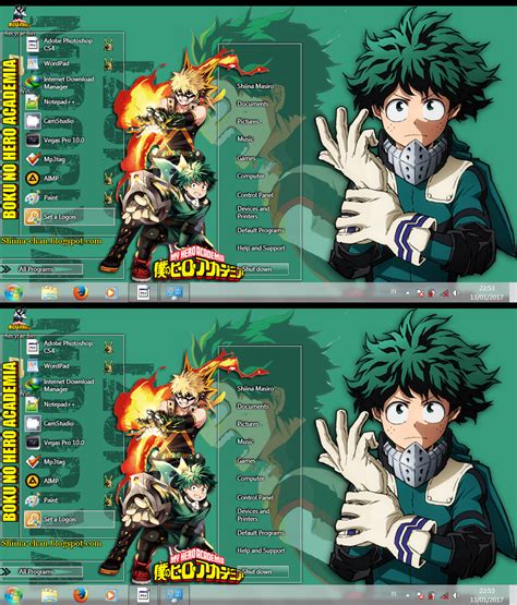 Windows 7 Theme - Boku no Hero Academia by Windows-7-Theme on DeviantArt