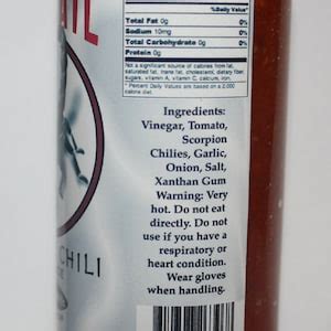 Trinidad Moruga Scorpion Hot Sauce Wax Sealed Red Tail Scorpion Sauce Very Hot Etsy