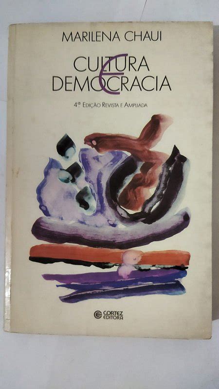 Cultura E Democracia Marilena Chauí Seboterapia Livros