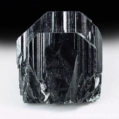 Lustrous Black Columbite Crystal - The Mineral and Gemstone Kingdom