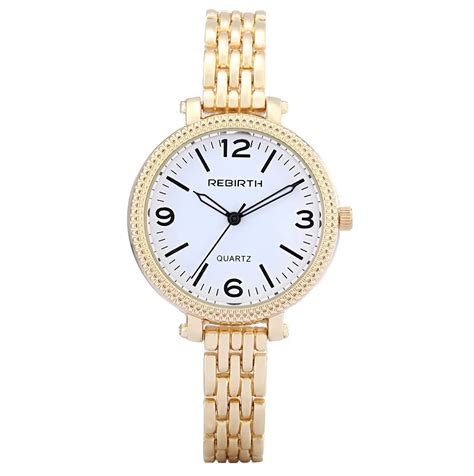 Luxury Ladies Watch Gold Steel Bracelet Band Relogio Feminino Rebirth