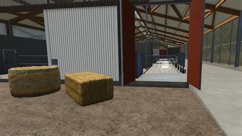 Large Cowshed With Beautiful Wooden Facade V1 1 1 0 FS25 Mod Farming