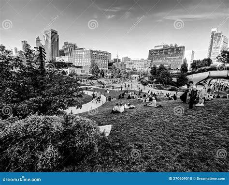 Little Island Park in NYC. editorial stock photo. Image of park - 270609018