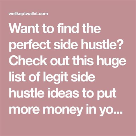 60 Awesome Side Hustles To Make Some Extra Money Side Hustle Hustle Extra Money